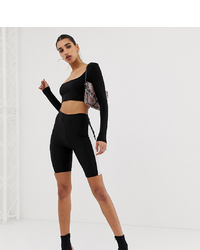 Boohoo Legging Shorts With In Black