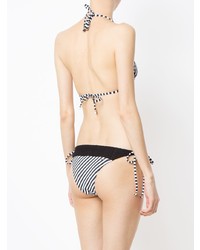 Amir Slama Striped Triangle Bikini Set