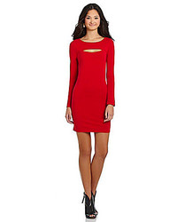 GUESS Cut Out Body Con Dress