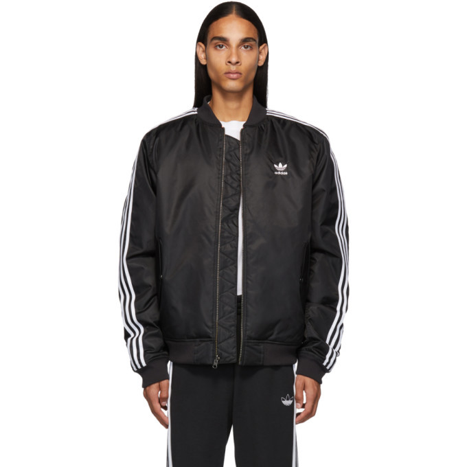 adidas quilted bomber jacket