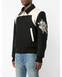 Gucci Three Little Pigs Patch Bomber Jacket