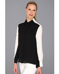 Vince Camuto Pannel High Low Blouse