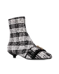 Anna Baiguera Annaveronica Crystal Embellished Boucl Booties