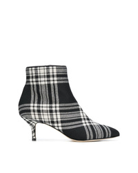 Polly Plume Checked Ankle Boots