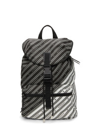 Givenchy Black And White Chain Backpack