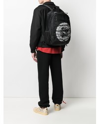 VERSACE JEANS COUTURE Logo Print Drawcord Backpack