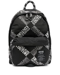VERSACE JEANS COUTURE Logo Print Zip Up Backpack