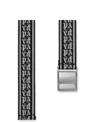 Palm Angels 4cm Logo Print Webbing Belt