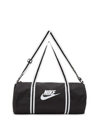Nike Black And White Heritage Duffle Bag