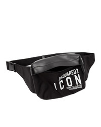 DSQUARED2 Black Icon Belt Bag