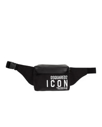 DSQUARED2 Black Icon Belt Bag