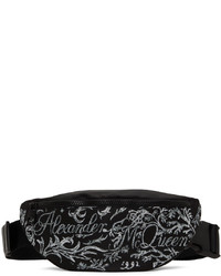 Alexander McQueen Black Logo Belt Bag
