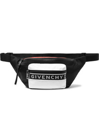 Givenchy Logo Webbing Trimmed Colour Block Shell Belt Bag