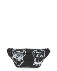 Givenchy X Chito Tagged Canvas Belt Bag In Blackwhite At Nordstrom
