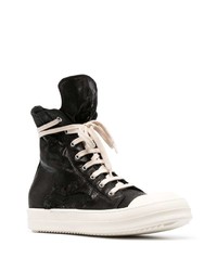 Rick Owens DRKSHDW Ankle Length Lace Up Sneakers