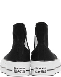 Converse Black Chuck Taylor Lift Platform High Sneakers