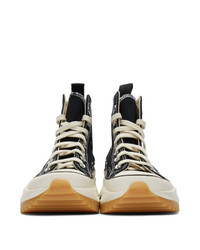 JW Anderson Black Converse Edition Run Star Hike Sneakers