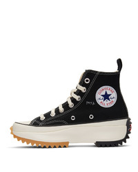 JW Anderson Black Converse Edition Run Star Hike Sneakers