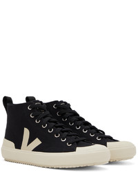 Veja Black Nova High Top Sneakers