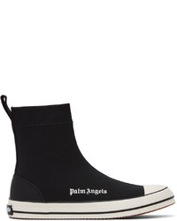 Palm Angels Black Vulcanized High Sneakers