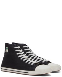 Palm Angels Black Vulcanized High Top Sneakers