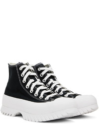 Converse Black White Chuck Taylor Lugged 20 High Sneakers