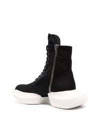 Rick Owens DRKSHDW High Top Laced Trainer Boots
