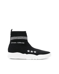 Chiara Ferragni Logo Sock Sneakers