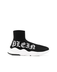 Philipp Plein Logo Sock Sneakers