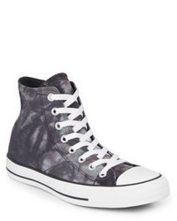 Converse Printed Canvas High Top Sneakers