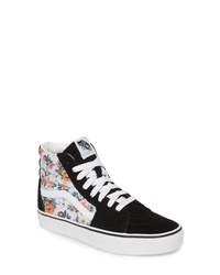 Vans Sk8 Hi Checker Floral High Top Sneaker