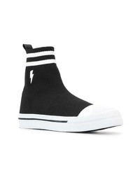 Neil Barrett Sock Hi Top Trainers