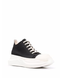 Rick Owens Abstract Low Top Sneakers