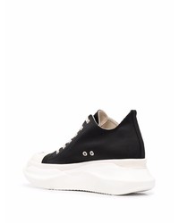 Rick Owens Abstract Low Top Sneakers