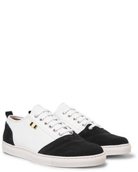 Aprix Suede And Canvas Sneakers