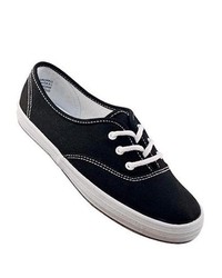 Aris Allen Black On White Classic Canvas Dance Sneakers Clearance