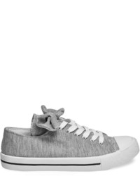 Wet Seal Big Bow Classic Lace Up Sneakers