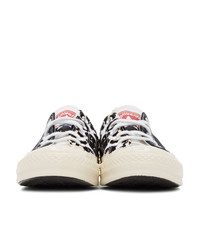 Converse Black And Off White Logo Play Chuck 70 Sneakers