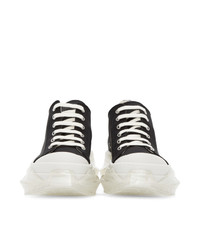 Rick Owens DRKSHDW Black And White Abstract Sneakers