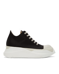 Rick Owens DRKSHDW Black And White Abstract Sneakers