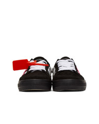 Off-White Black And White Diag Low Vulcanized Sneakers