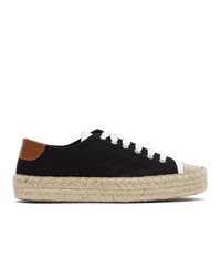 JW Anderson Black And White Espadrille Sneakers