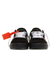 Off-White Black And White Low Top Vulcanized Sneakers