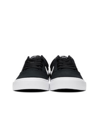 Nike Black And White Sb Charge Slr Sneakers