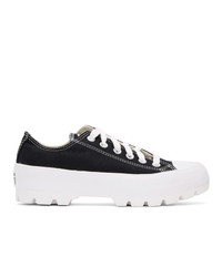 Converse Black Chuck Taylor Lugged Ox Low Sneakers