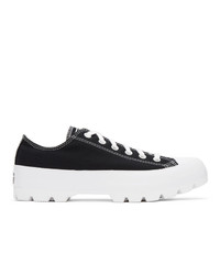 Converse Black Lugged Chuck Taylor Low Sneakers