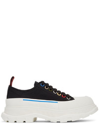 Alexander McQueen Black Multicolor Treadslick Sneakers