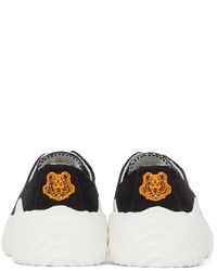 Kenzo Black Tiger Crest Sneakers