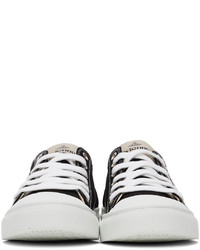 Vivienne Westwood Black White Plimsoll Low Sneakers