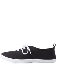 Charlotte Russe Canvas Lace Up Sneakers
